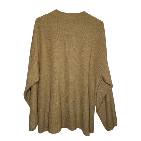 Free People FP Beach High Neck Knit Bell Sleeve Oversized Sweater Size XS - Picture 6 of 11